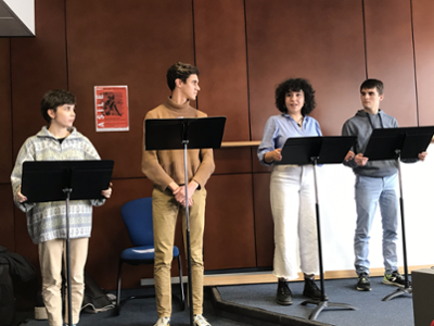 Etudiants orateurs du Conservatoire Emmanuel-Chabrier » - étudiants de la classe théâtre du Conservatoire Emmanuel-Chabrier